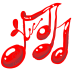 Music Red Icon 72x72 png